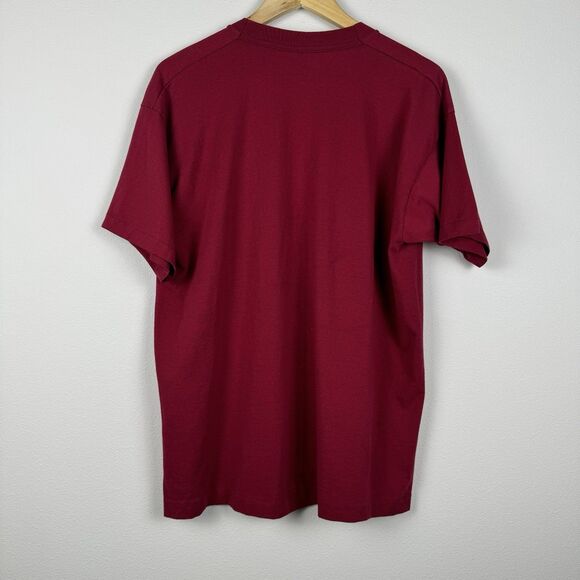 Vintage Gold Rush Shirt Cariboo Trail Sz XL Red Single Stitch 90s San Francisco - Picture 6 of 6